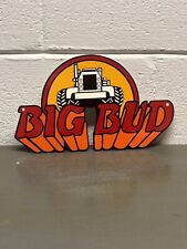 BIG BUD Thick Metal Magnet Farm Service Gas Oil Tractor Diesel Sign Garage picture