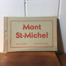 VTG. 1944, Booklet Of 10 postcards, Attached, Unused Of Mont St.-Michel,by LOIC picture