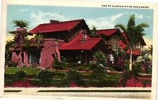 Vintage Postcard- RESIDENCE, FL. picture