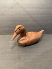 Handcarved Wooden Duck (Amish Made) Unique Vintage Looking Duck picture