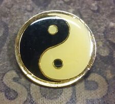 Yin Yang vintage pin badge picture