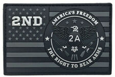 2nd Amendment The Right to Bear Arms Patch [3D-PVC Rubber-Hook Fastener -BF3] picture
