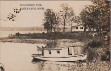 Ottawattamie Park, Pentwater, Michigan Sea Wasp Boat 1923 RPPC Postcard picture