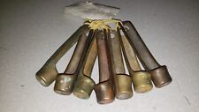 ANTIQUE 1920'S SOLID BRASS TENT ROPE TENSIONERS TIE DOWNS CHAMA NEW MEXICO picture