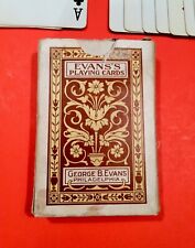 Vintage Early 1900's George B Evans Philadelphia Playing Card Complete Deck RARE picture
