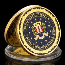 Department of Justice Federal Bureau of Investigation Souvenir Challenge Coin picture