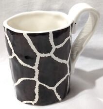Handmade Studio B By Magenta Giraffe Print Ceramic Coffee Cup Mug HTF Animal Mug picture