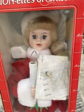 VTG 1989 Original Telco Motion-ettes of Christmas Caroler Animated Girl Doll picture