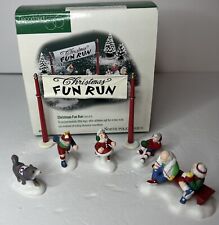 Dept 56 “Christmas Fun Run” #56434 North Pole Series Christmas Heritage Village picture
