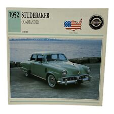 Cars of The World -  Single Collector Card  -1952 Studebaker Commander picture