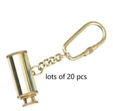 Collectibles BrassTelescope Key Chain Telescope Key Ring LOTS OF 20 PCS picture