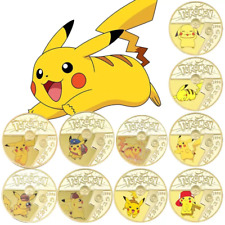 1996 Pokemon 10 Coin Challenge Coin Set Great Starter Set for Kids and Adults FR picture
