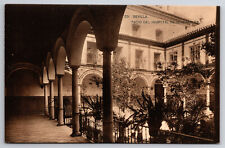 Vintage Postcard Sevilla Patio Del Hospital De Venerables picture