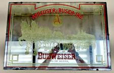 Vintage 1876 Anheuser-Busch Inc.  Budweiser Mirror Sign picture