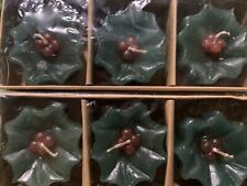 Two Boxes Of Cherrydale Farm Holly Floating Candles picture