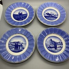 Royal Copenhagen Aluminia (4) 6” Decorative Plate Signed & Vintage picture