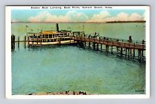 Nahant Beach MA-Massachusetts, Boston Boat Landing, Bass Point Vintage Postcard picture