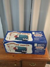 Vintage Telco Sleeping Santa Animated Snoring Whistling 1994 Motion-ettes Box picture