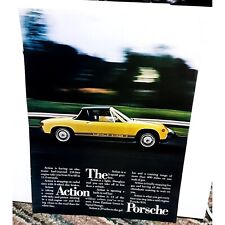 1973 1974 Porsche 914 The Action Car Original Print Ad picture