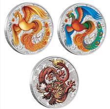 2021 -2022 Myths and Legends Series 1oz Silver Coin in Card -Three Coin Set picture