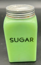 Jadeite Jadite McKee Square Sugar Shaker picture