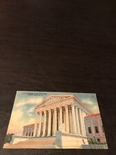 1944 - U.S. SUPREME COURT - WASHINGTON D.C. - POSTED POSTCARD picture