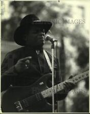 1990 Press Photo Rodney Warner, Blues Musician - sap42821 picture