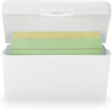 1 Pack 3 X 5 Inch Index Card Box - Index Card Holder Notecard Box Recipe Card Bo picture