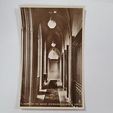 Taymouth Castle A Corridor On Grand Staircase Real Photo Postcard Scotland Perth picture