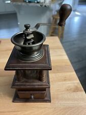 Vintage Coffee Grinder w/ View for Coffee Beans Grain Grinder UNIQUE picture