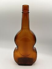 Vintage Large Bardstown Amber Brown Violin Whiskey Bottle picture