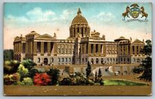 Harrisburg  Pennsylvania   State Capitol Building  Embossed  Postcard  c1915 picture