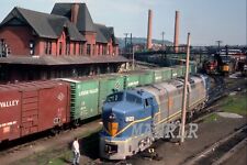 RR Print-DELAWARE & HUDSON DH 1216 at Sayre Pa 8/1/1975  NICE picture
