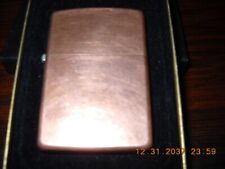 Rare 2003 Solid Copper Zippo Lighter Very nice Lightly Used picture