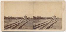 UTAH SV - Railroad Yard & Passenger Cars - 1870s picture