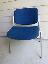 Mid Century Giancarlo Piretti Castelli Polished Aluminum Stacking Chair DSC 106 picture