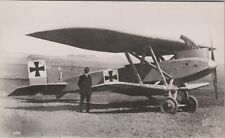 c. 1918 Junkers J.1 vintage Airplane RPPC  Early Aviation Photo Postcard Biplane picture