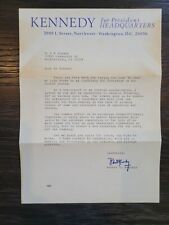 Robert F. Kennedy For President Historical Rare Letter Signed April 25, 1967 picture