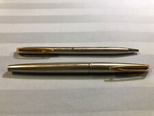 Waterman Set of C/F Fountain Pen 18K with Ballpoint Pen, used picture