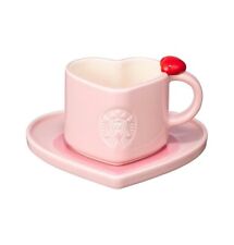 Starbucks Korea 2024 Be Mine Heart Mug&Saucer 237ml picture