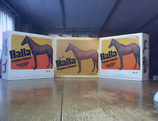 SET OF 3 VINTAGE BREYER EMPTY HORSE BOXES FOR # 63 HALLA  2-WHITE & 1-BROWN/GOLD picture