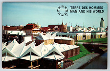 c1960s Terre Des Hommes Montreal Canada Vintage Postcard picture