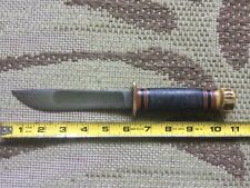 vintage marbles msa gladstone hunting fishing knife stag pommel  picture