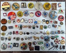 100% original 96 USSR badges, a collection of different Soviet-era badges picture
