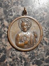 Vintage Catholic St Jude Pray For Us Claretian Fathers Medal picture
