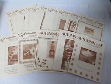 National Autumn Leaf NALCC 1991  1993 Jewel Tea Hall China Newsletters lot of 15 picture