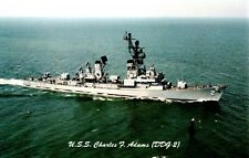 Postcard USS Charles F Adams DDG-2 Guided Missile Destroyer picture