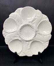 Mintons Staffordshire 18th Century Salt Glaze Oyster Plate Scallop Shell Fish picture