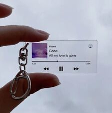 Personalized Spotify/Music Acrylic Keychain Accessory picture