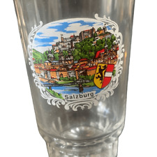 Vintage SALZBURG Austria Beer Glass - Perfect for Any Beer Lover picture